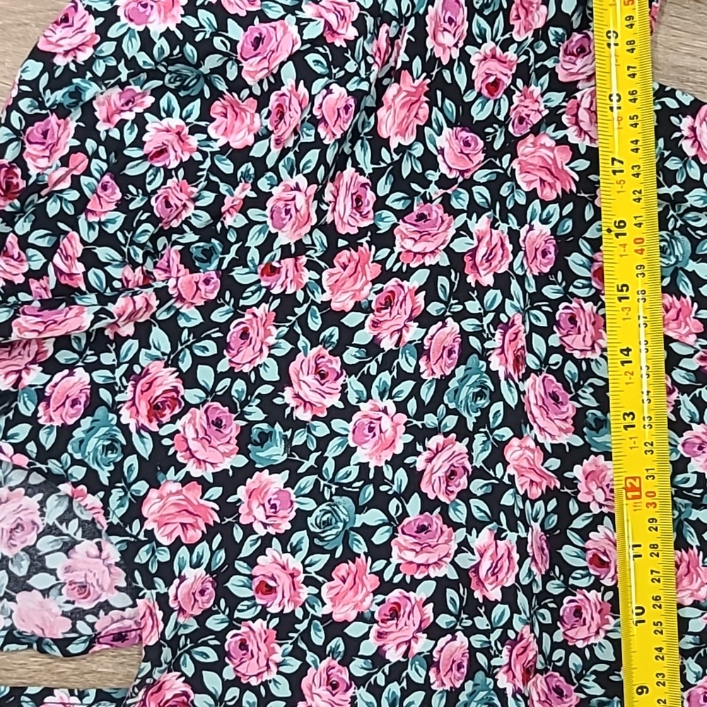 Zara floral long-sleeved mini dress, Sz Large NWOT Fits Like A Medium - Picture 5 of 7